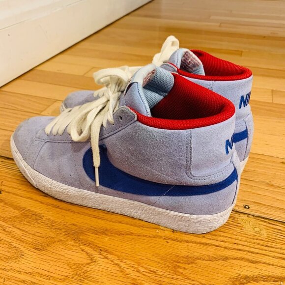 Nike Sb Blazer Chicago Ice Blue 2008 Size 9 - Picture 4 of 16